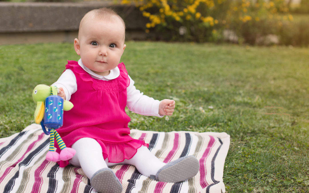 Baby girl photo session in Surrey