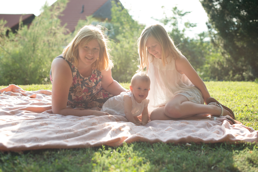 Golden hour family photography