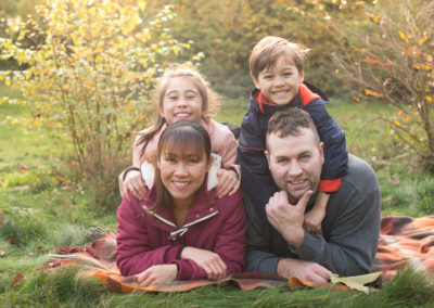 Autumnal family photo session