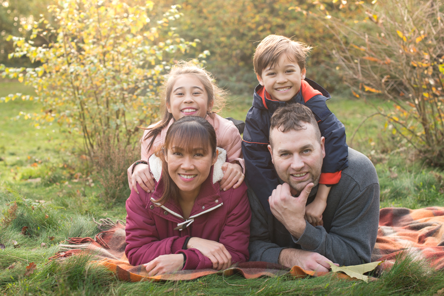 Autumnal family photo session