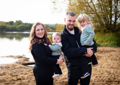 Autumn Family Photoshoot at Frensham Little Pond