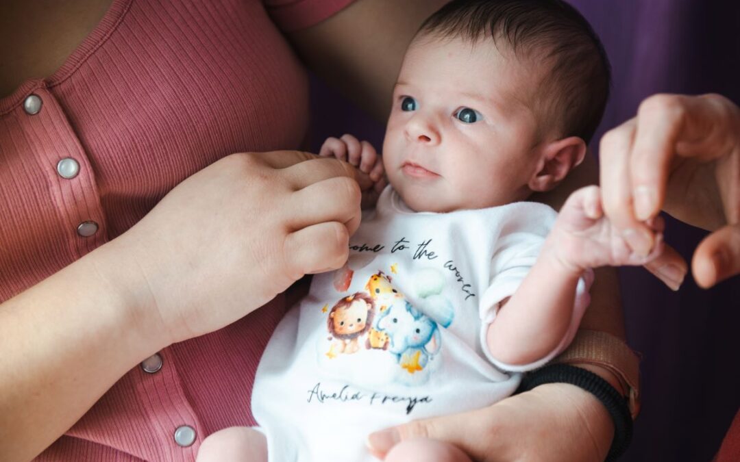 Newborn Photoshoot in East London with Views Across the Thames