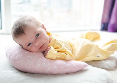 Posed newborn photo